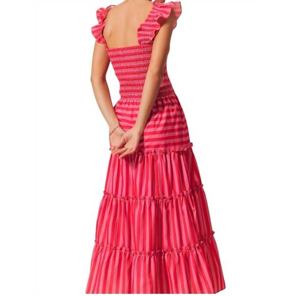 NEW SO ME candy stripe maxi dress in pink - Picture 3 of 3